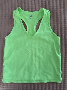Neon Green Workout Tank